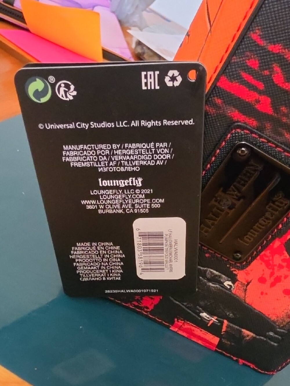 Loungefly  Black and Red Wallet - Halloween Michael Myers Design Brand New - Picture 7 of 10